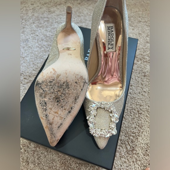 Badgley Mischka 4” Heels - Size 5.5 - Picture 2 of 2